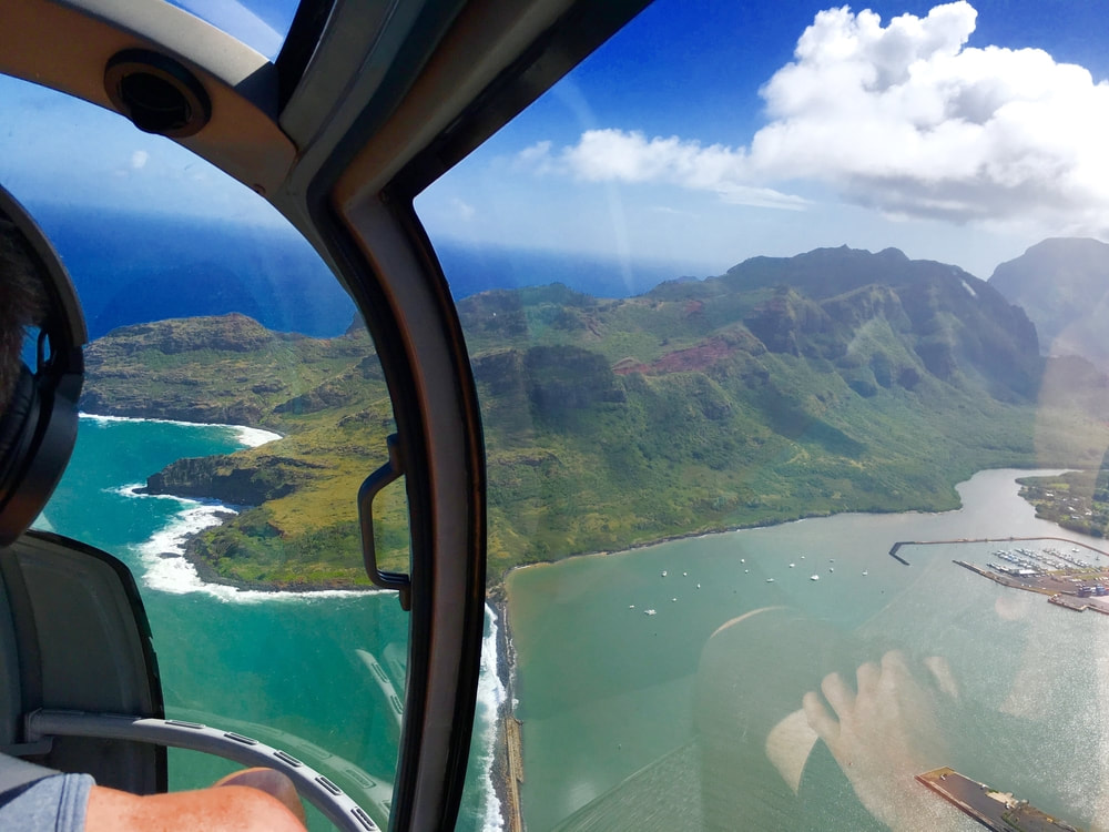 Helicopter tour in Hawaii